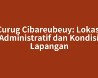 Curug Cibareubeuy: Lokasi Administratif dan Kondisi Lapangan