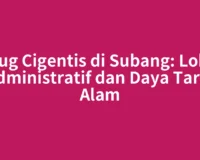 Curug Cigentis di Subang: Lokasi Administratif dan Daya Tarik Alam