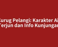 Curug Pelangi: Karakter Air Terjun dan Info Kunjungan